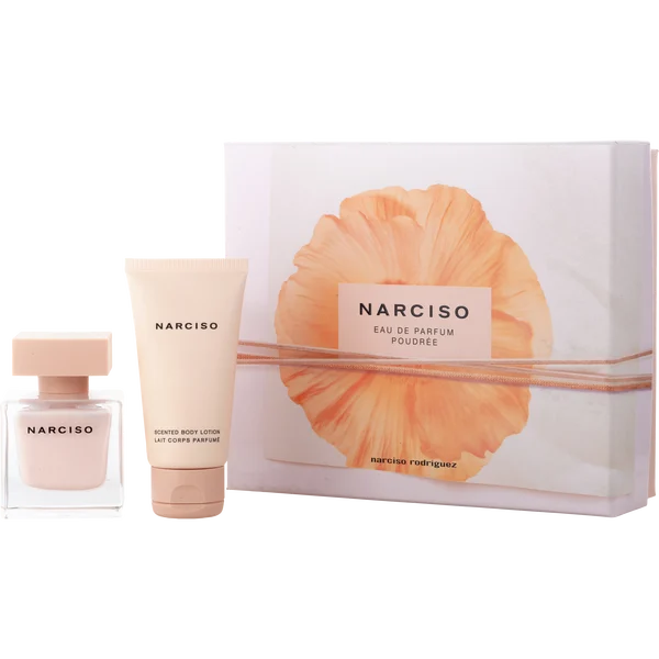 Narciso Rodriguez Narciso Poudree 2-Piece Gift Set — 1.6 oz Eau de Parfum Spray + 1.6 oz Body Lotion for Women