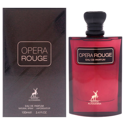 Opera  Rouge for Unisex 3.4oz (black opium over red ives sany laurent)