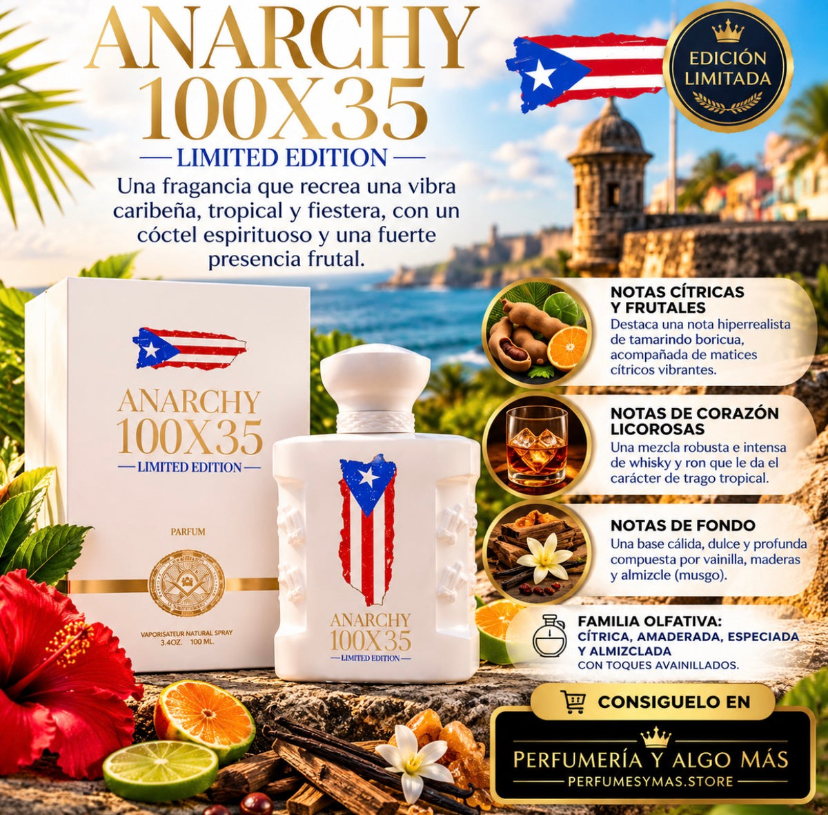 Anarchy 100 X 35 Limited Edition eau de Parfum