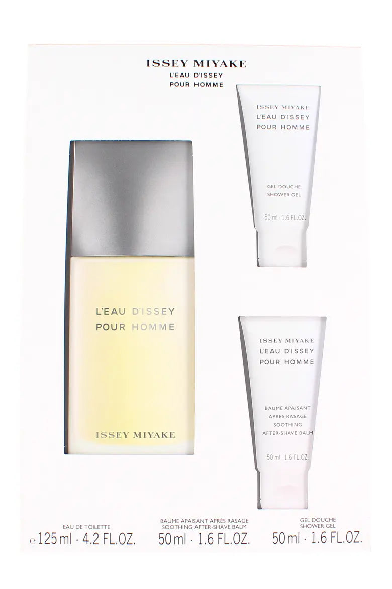 Issey Miyake Leau D'issey Pour Homme Gift Set 3 pieces.